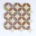 Marble Wall Mosaic Tiles /Mix Glass Mosaic Tile EL9537